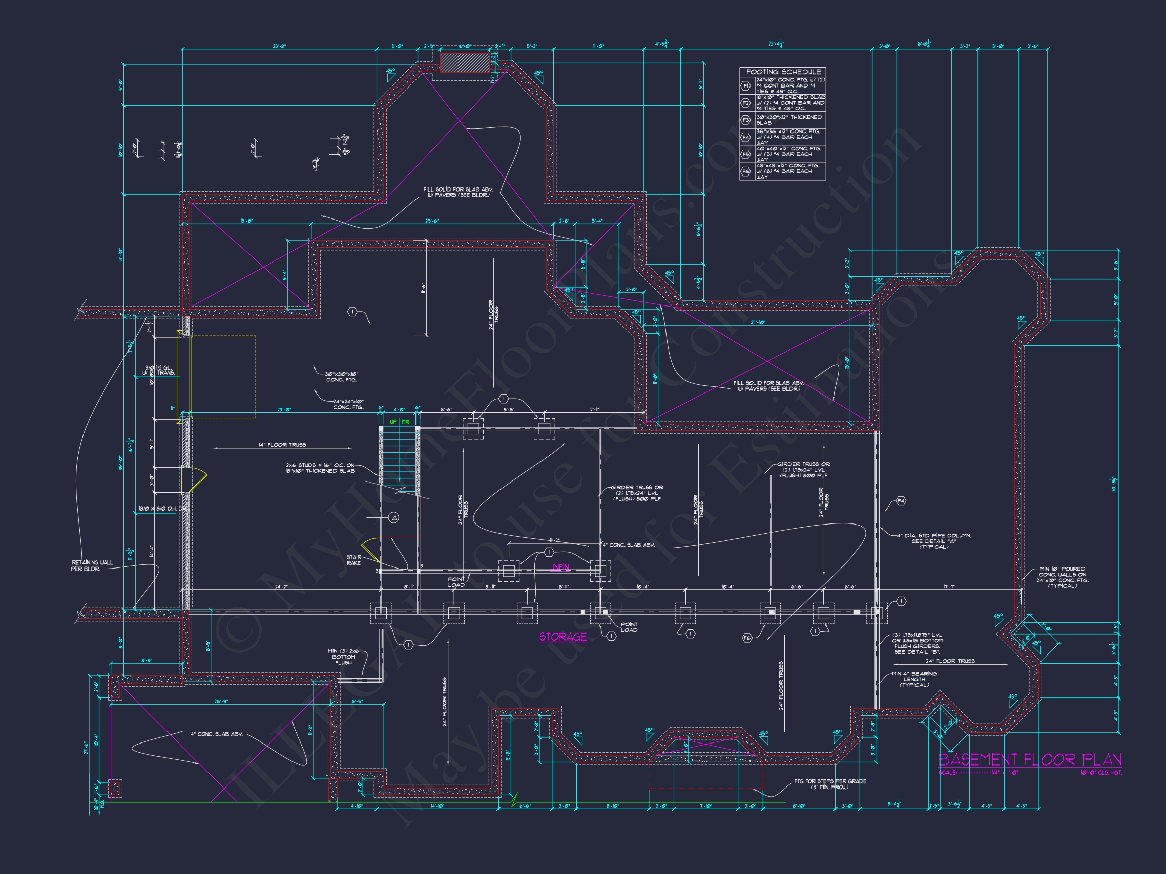 Luxury Home Blueprint with Stunning CAD Floor Plan Designs