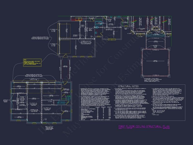 Luxury house Blueprint with Stunning CAD Floor Plan Designs