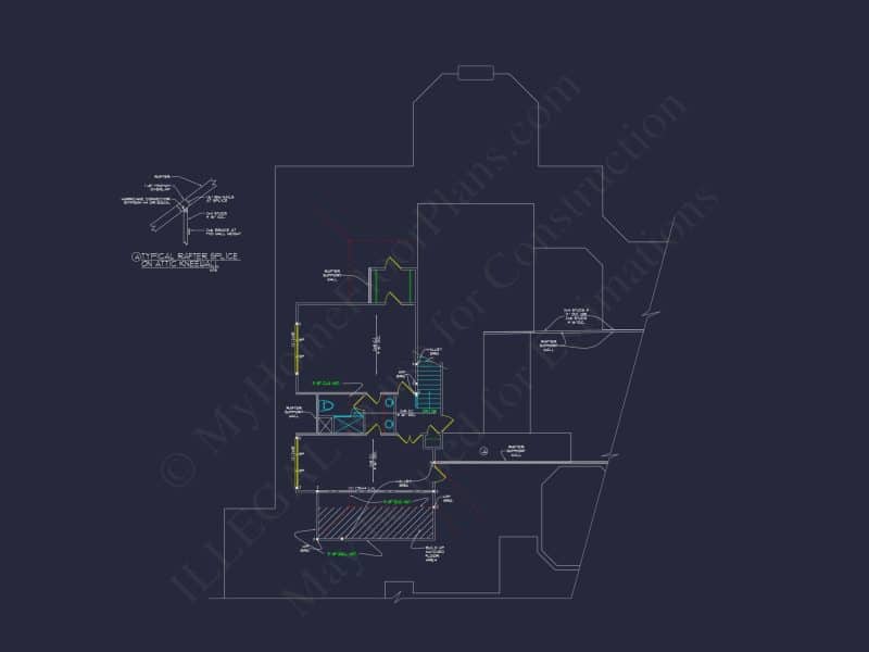 Luxury house Blueprint with Stunning CAD Floor Plan Designs