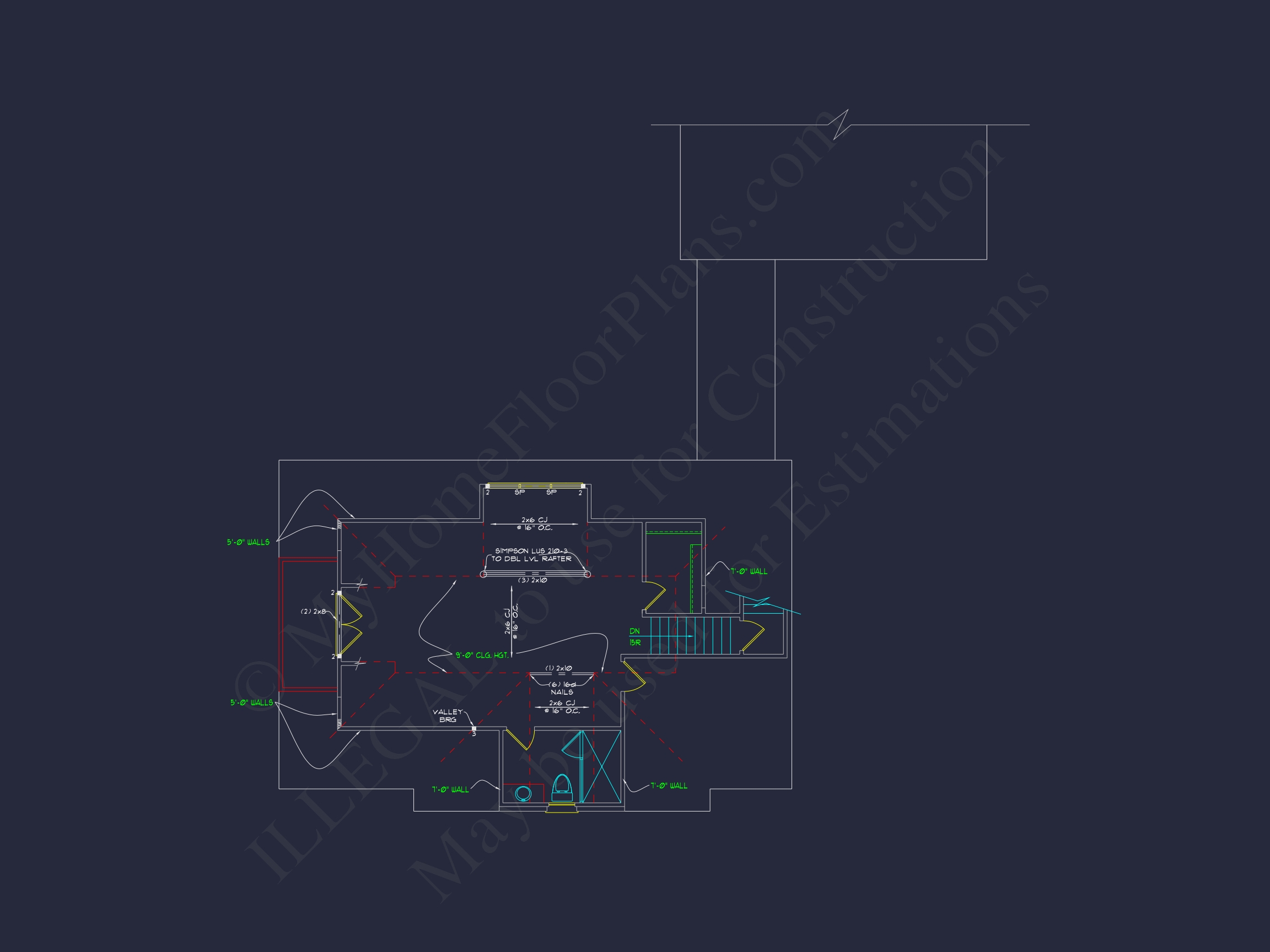 Luxury Home Blueprint with Stunning CAD Floor Plan Designs