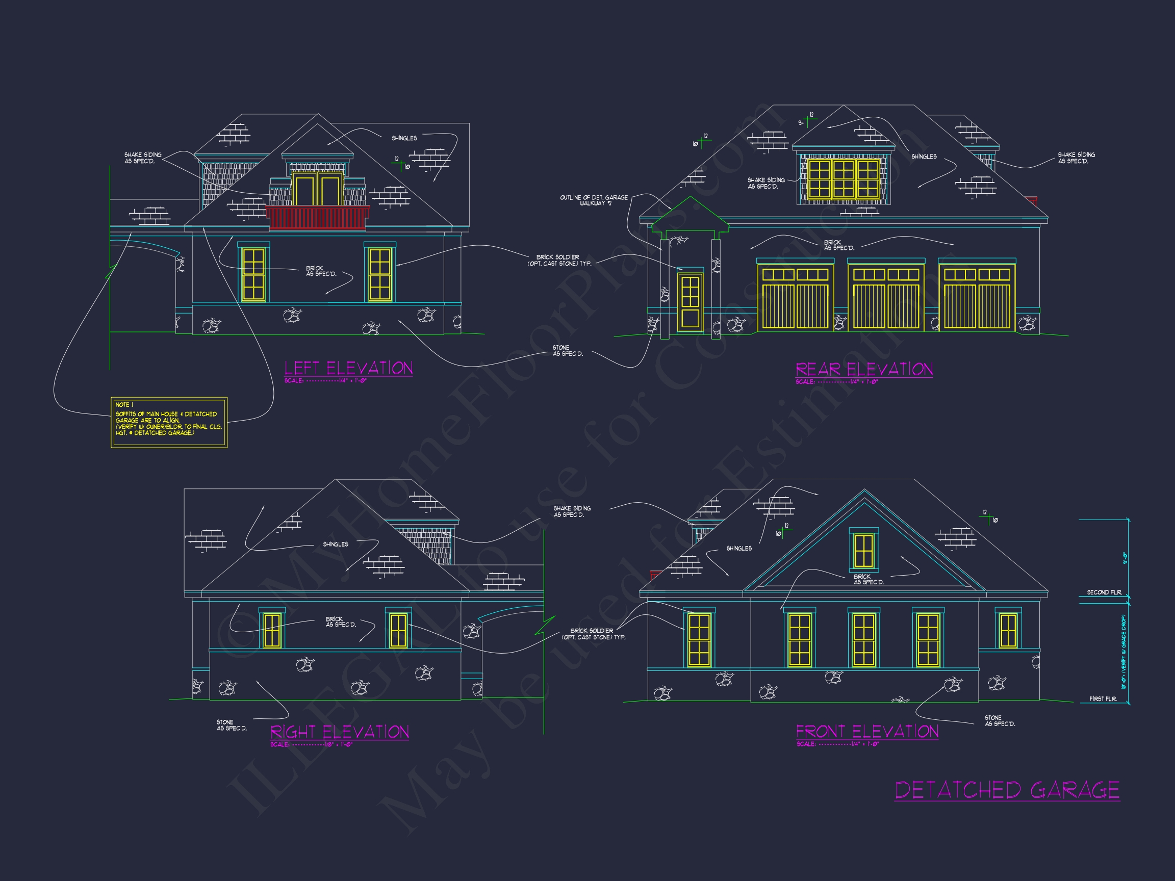 Luxury Home Blueprint with Stunning CAD Floor Plan Designs