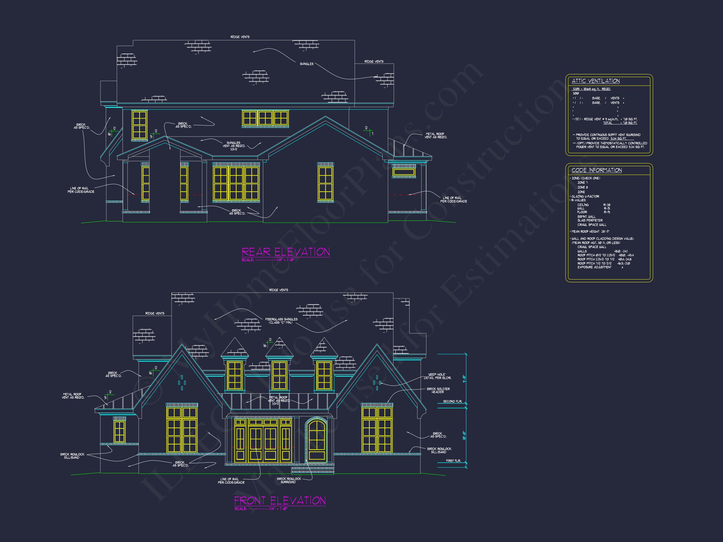 Luxury house Design with Floor Plan Blueprint and CAD Features