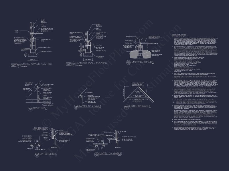 Luxury house Design with Floor Plan Blueprint and CAD Features