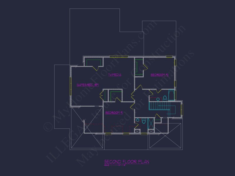 Luxury house Design with Floor Plan Blueprint and CAD Features