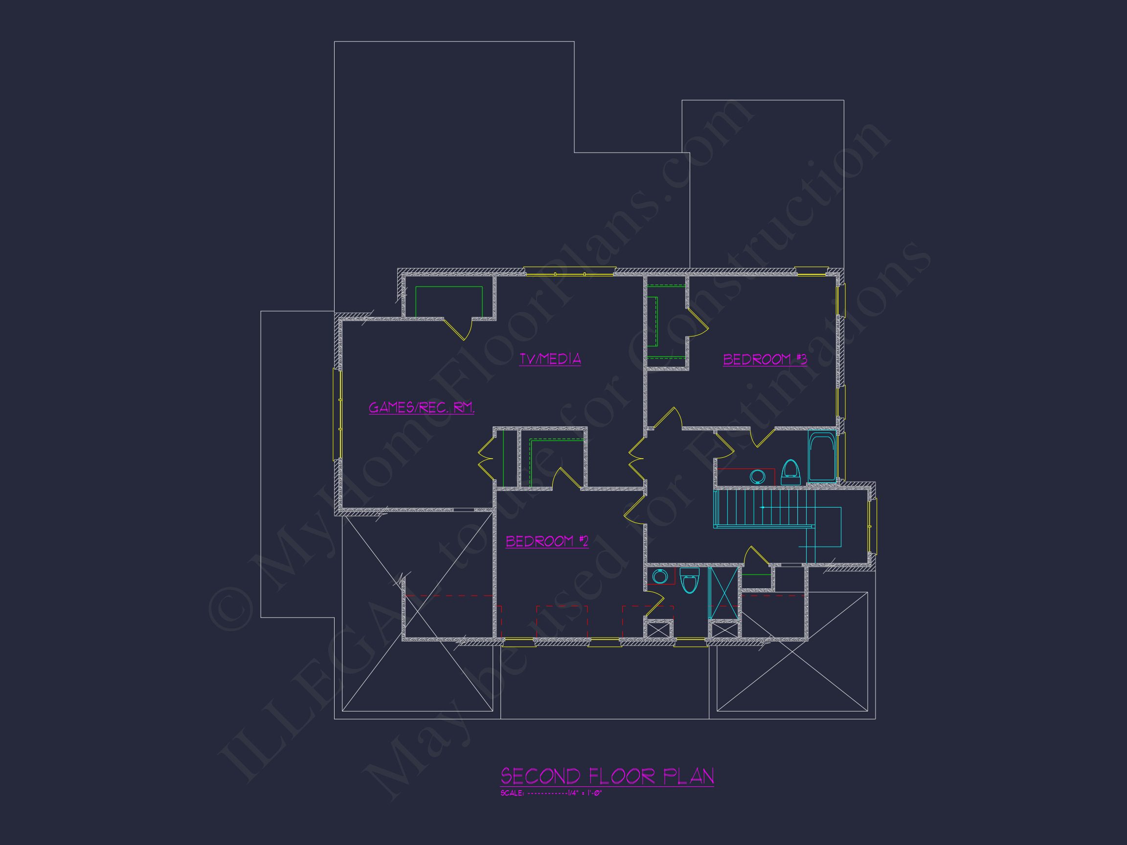 Luxury house Design with Floor Plan Blueprint and CAD Features