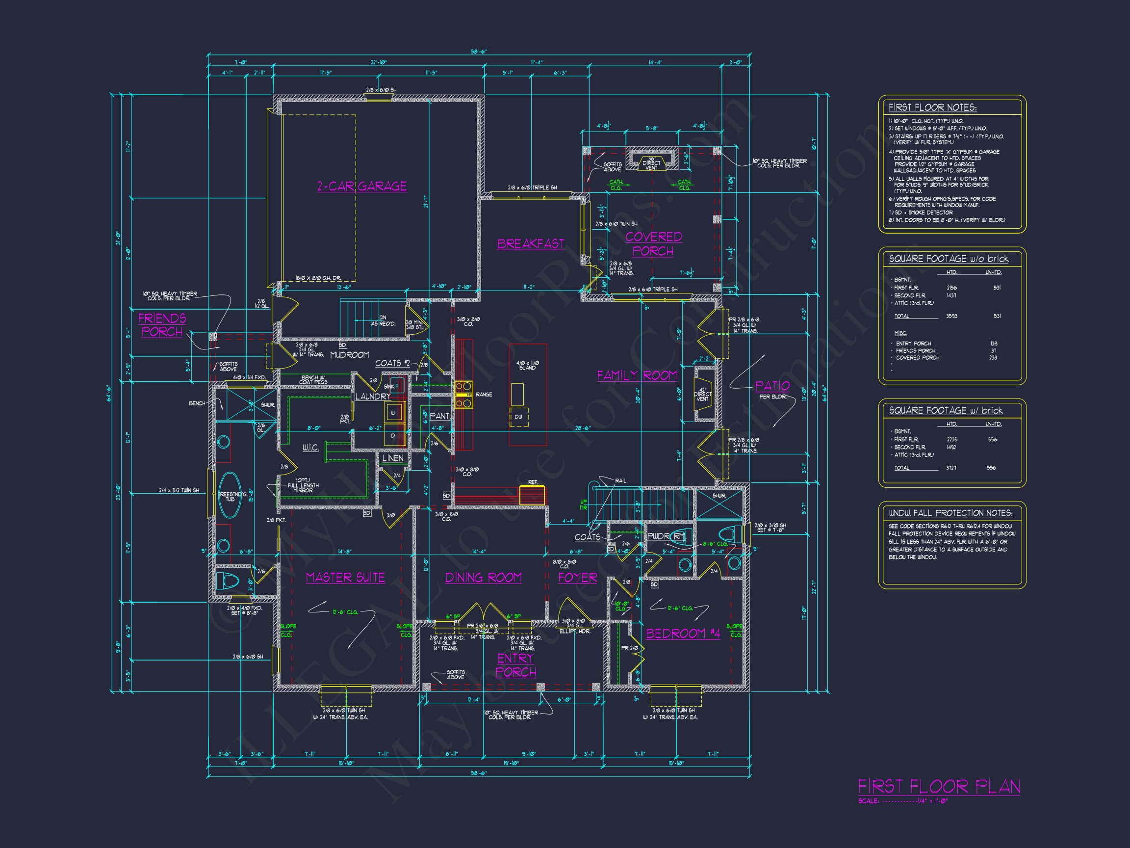 Luxury house Design with Floor Plan Blueprint and CAD Features