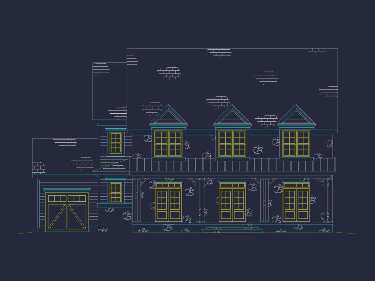 Luxury house Design with Floor Plan, Blueprint & CAD Designs