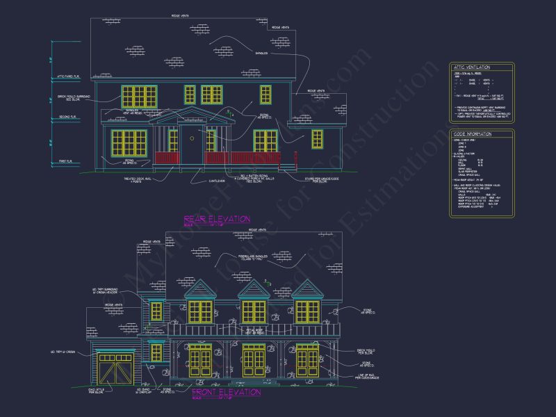 Luxury house Design with Floor Plan, Blueprint & CAD Designs