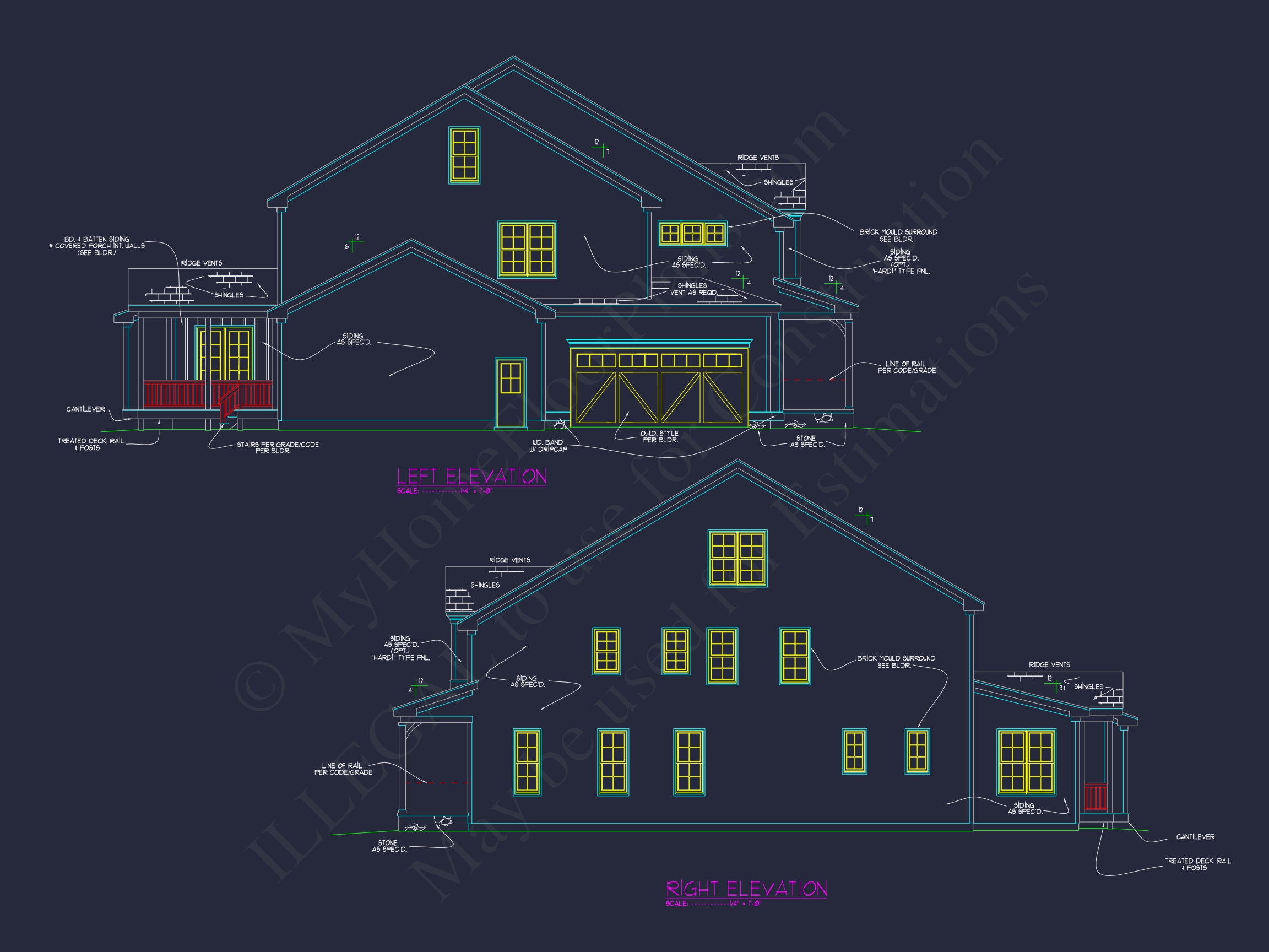 Luxury Home Design with Floor Plan,Blueprint & CAD Designs