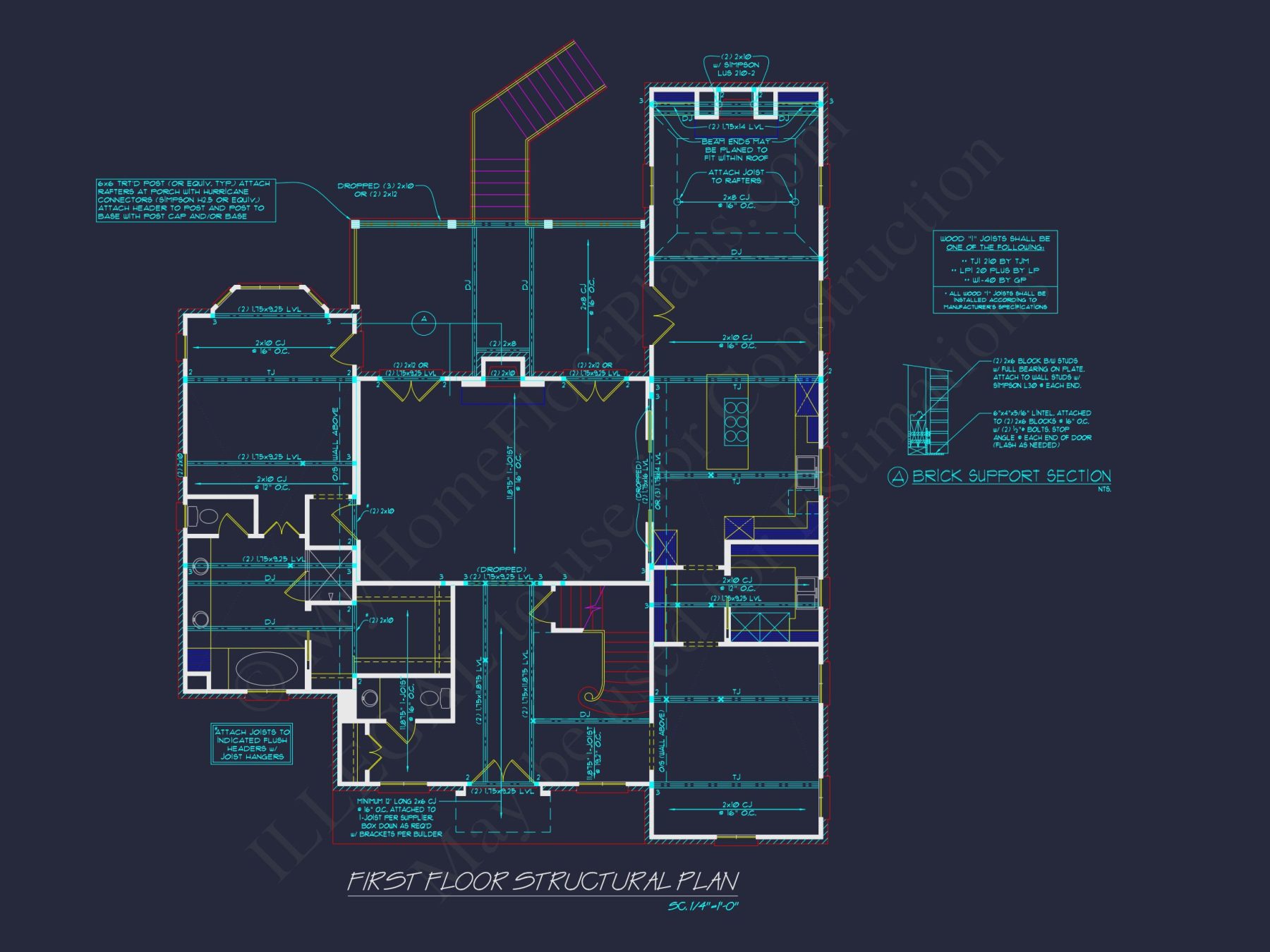 Luxury house Floor Plan: Stunning French Country CAD Design