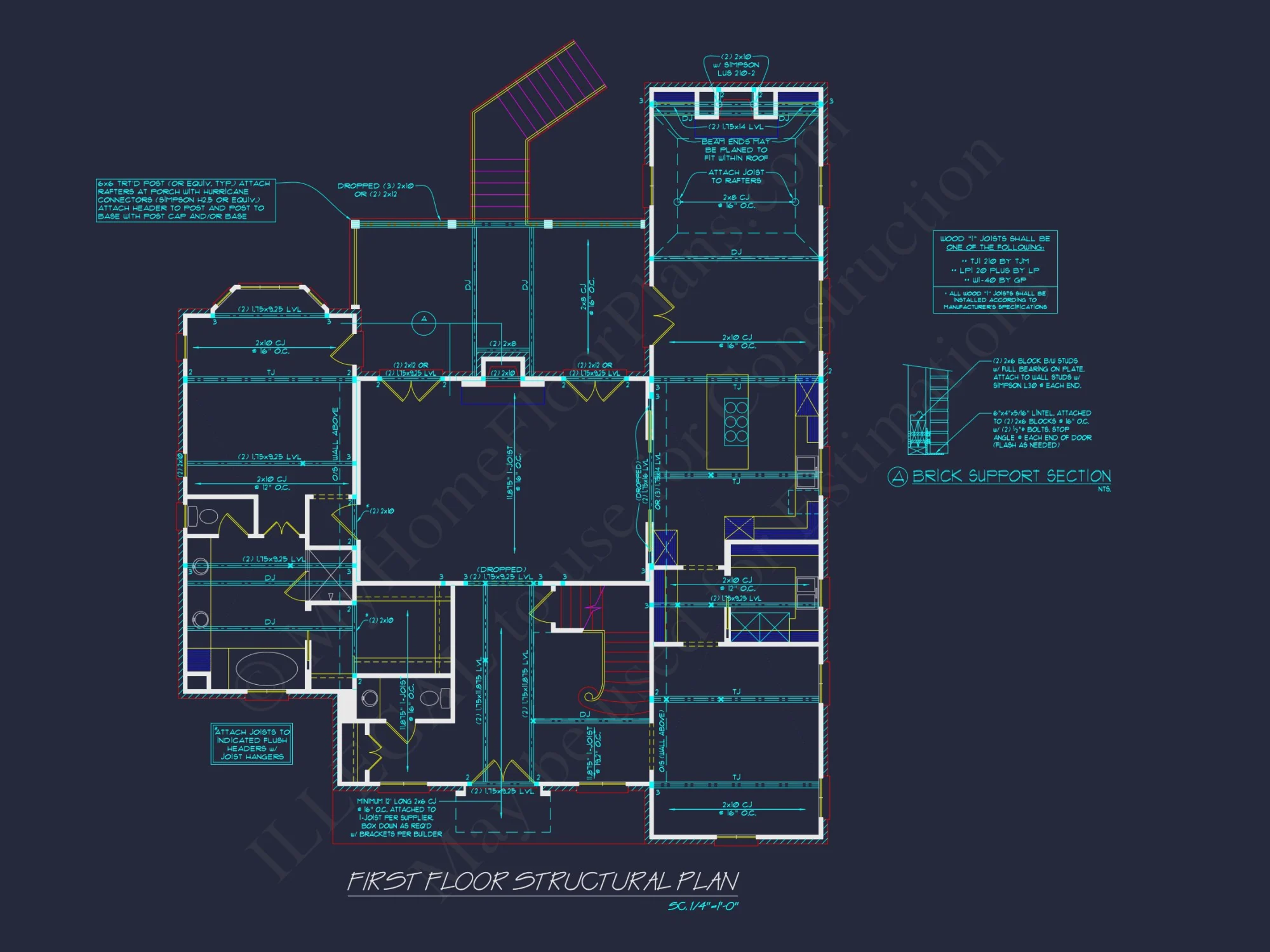 Luxury house Floor Plan: Stunning French Country CAD Design