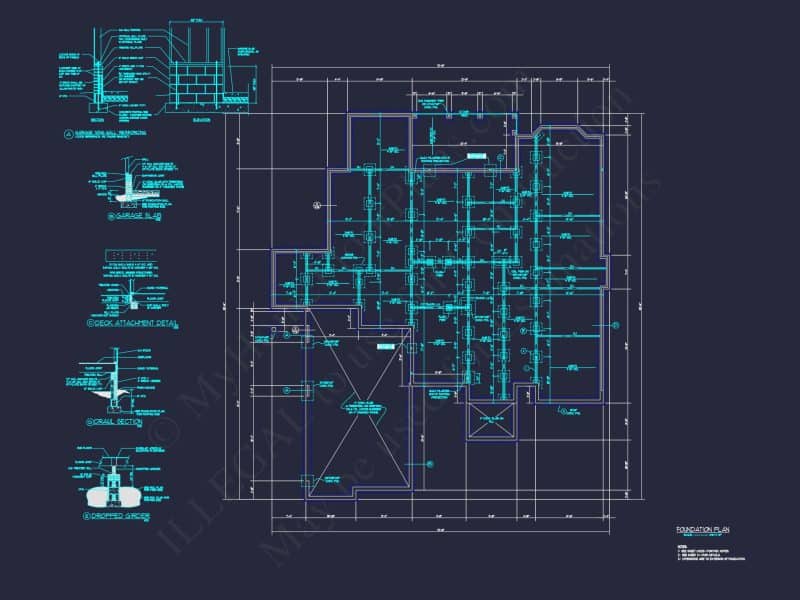 Luxury house Floor Plan with 2 Stories and CAD Designs