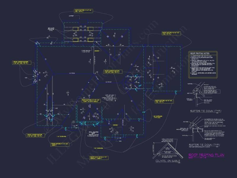 Luxury house Floor Plan with 5 Bedrooms and CAD Designs