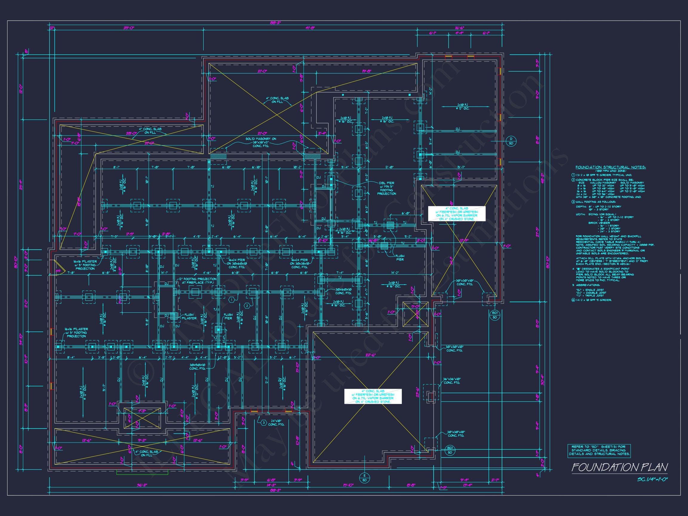 Luxury house Floor Plan with Blueprint Designs & Features