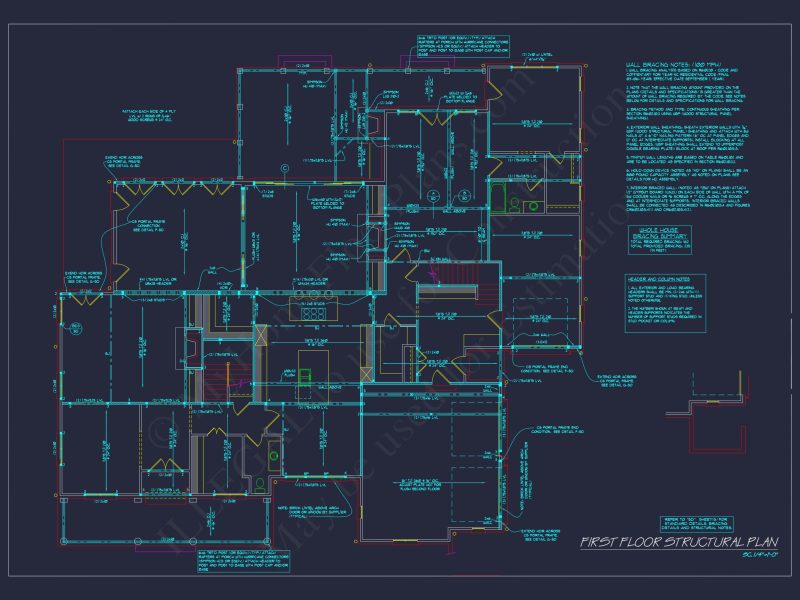 Luxury house Floor Plan with Blueprint Designs & Features