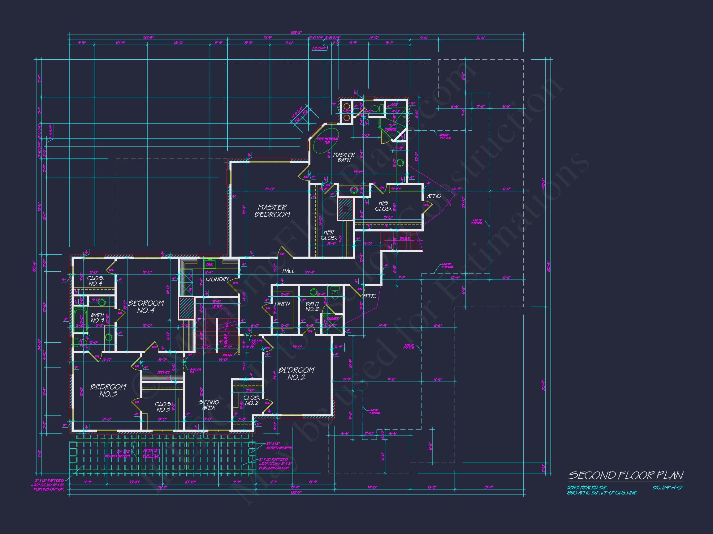 Luxury house Floor Plan with Blueprint Designs & Features