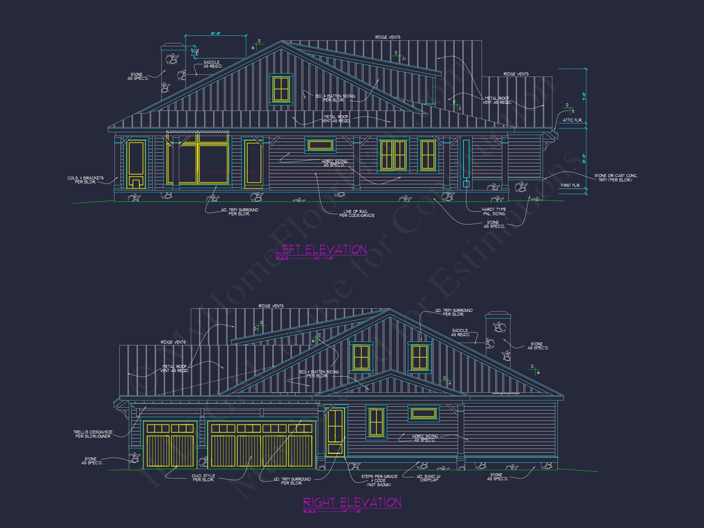 Image showcasing Luxury House Floor Plan with CAD Architecture & Designs