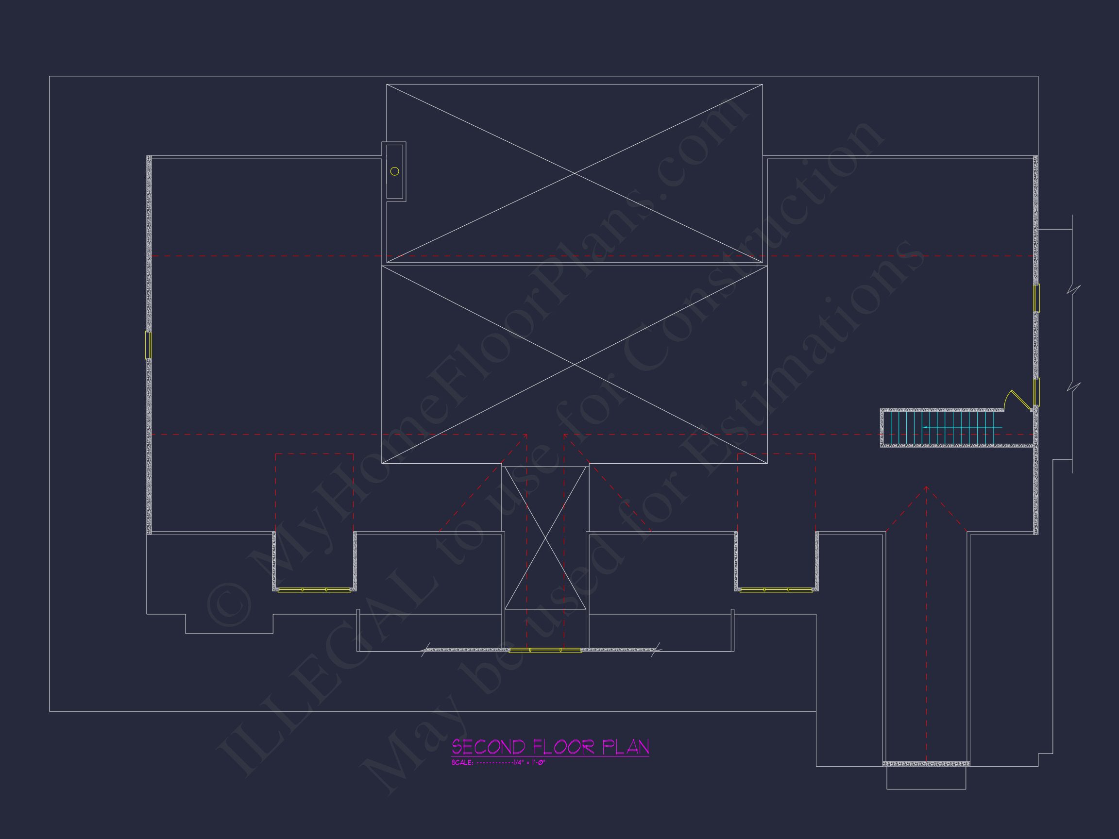 Luxury House Floor Plan with CAD Architecture & Designs