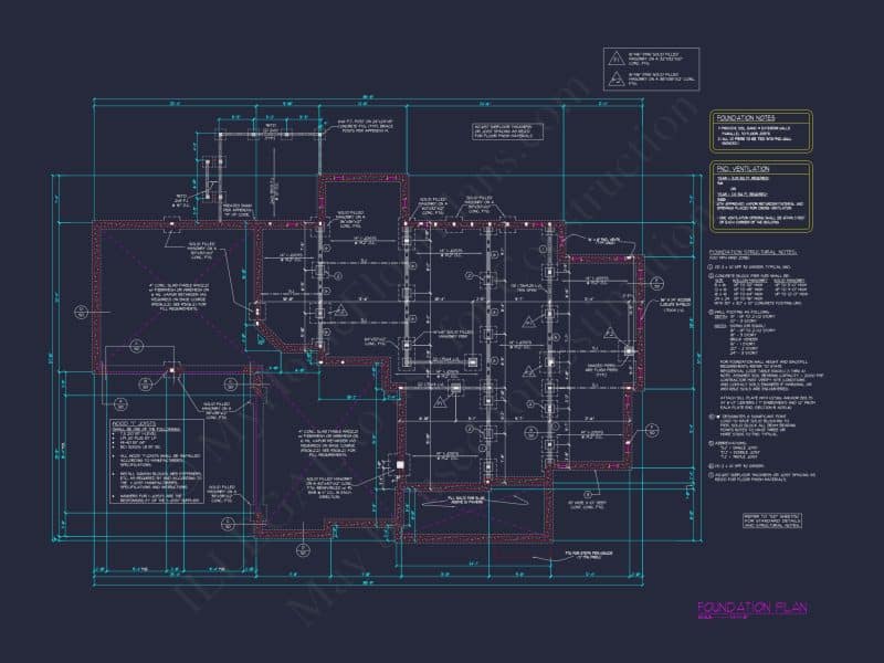 Luxury house Floor Plan with Detailed CAD Architecture Designs