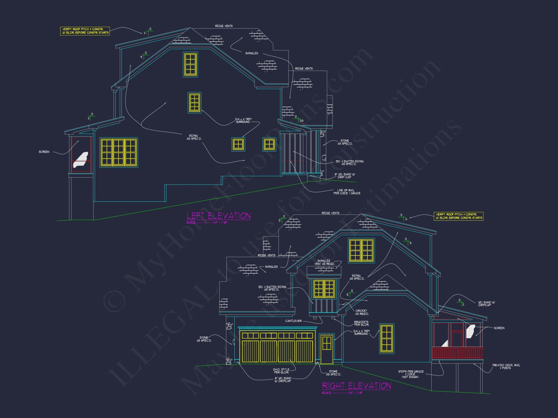 Luxury house Floor Plan with Open Concept and 3-Car Garage