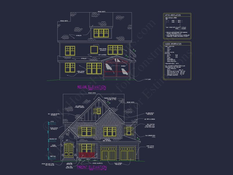 Luxury house Floor Plans with CAD & Blueprint Architecture Designs