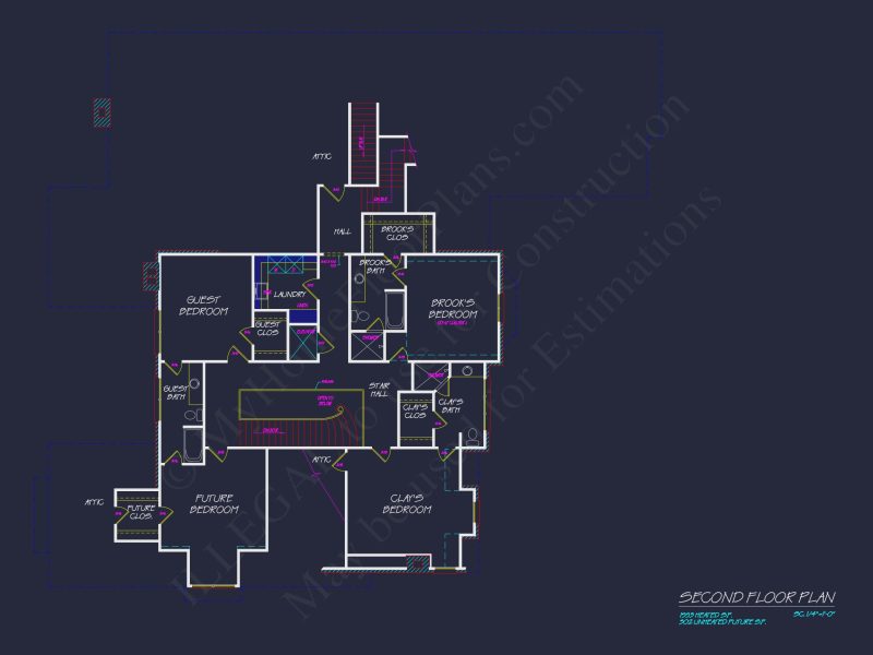Luxury house Plan: 7782 Sq Ft, 5 Beds, 3 Story Blueprint