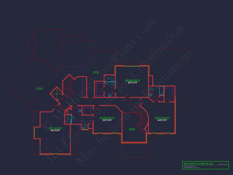 Luxury house Plan: 8043 Sq Ft, 4 Beds, 4 Baths, 3-Car Garage
