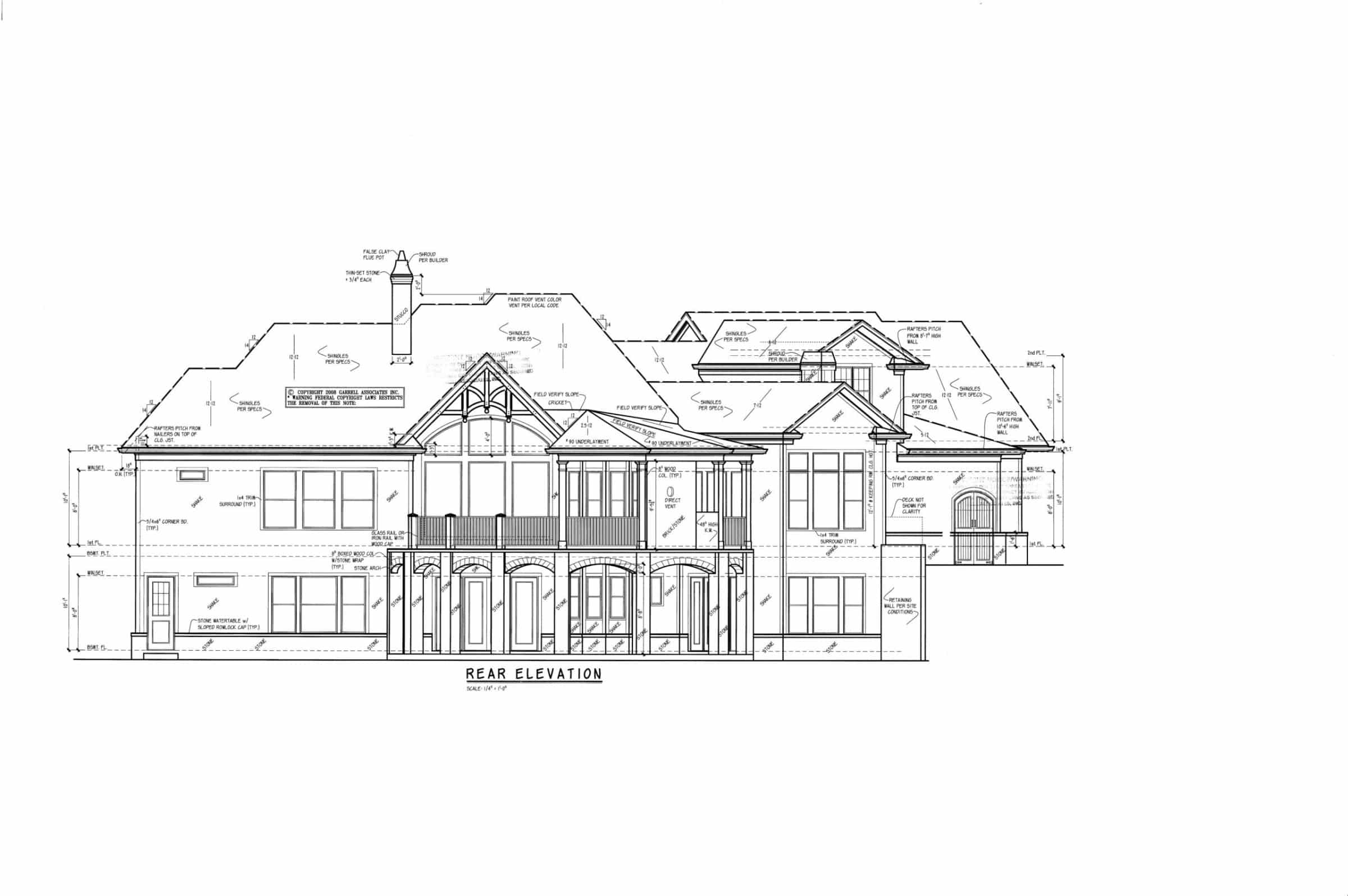 Luxury house Plan: CAD Architecture Floor Design with 5 Beds