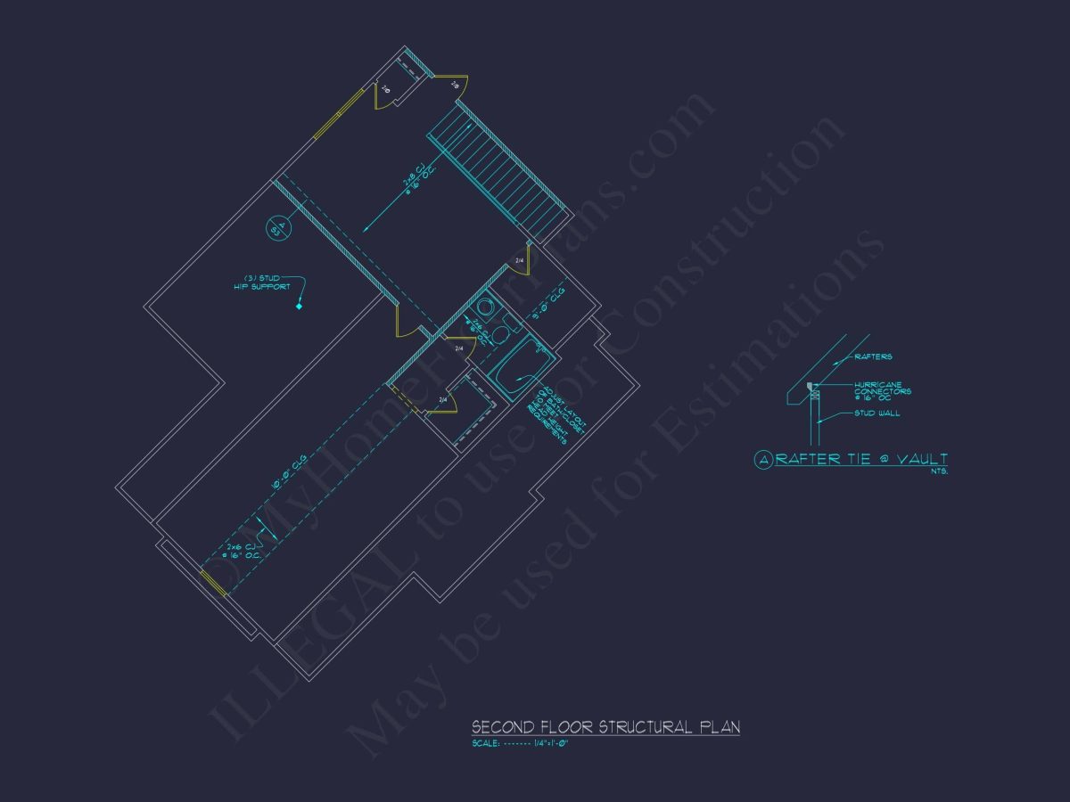 Luxury house Plan: CAD Architecture Floor Design with 5 Beds
