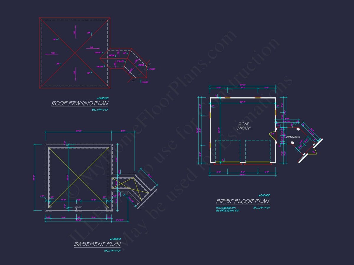 Luxury house Plan: Detailed Floor Blueprint with CAD Designs