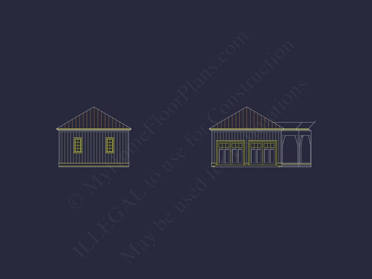 Luxury house Plan: Detailed Floor Blueprint with CAD Designs