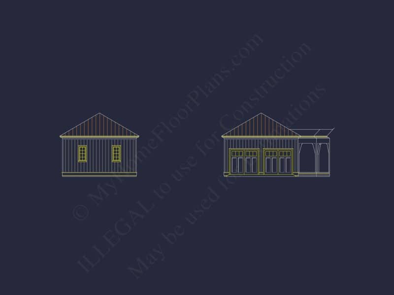 Luxury house Plan: Detailed Floor Blueprint with CAD Designs