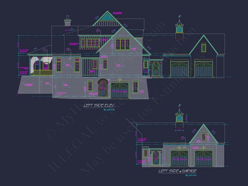 Luxury house Plan with 2 Floors and Stunning Architectural Design