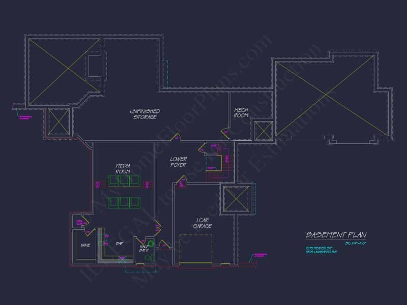 Luxury house Plan with 2 Floors and Stunning Architectural Design