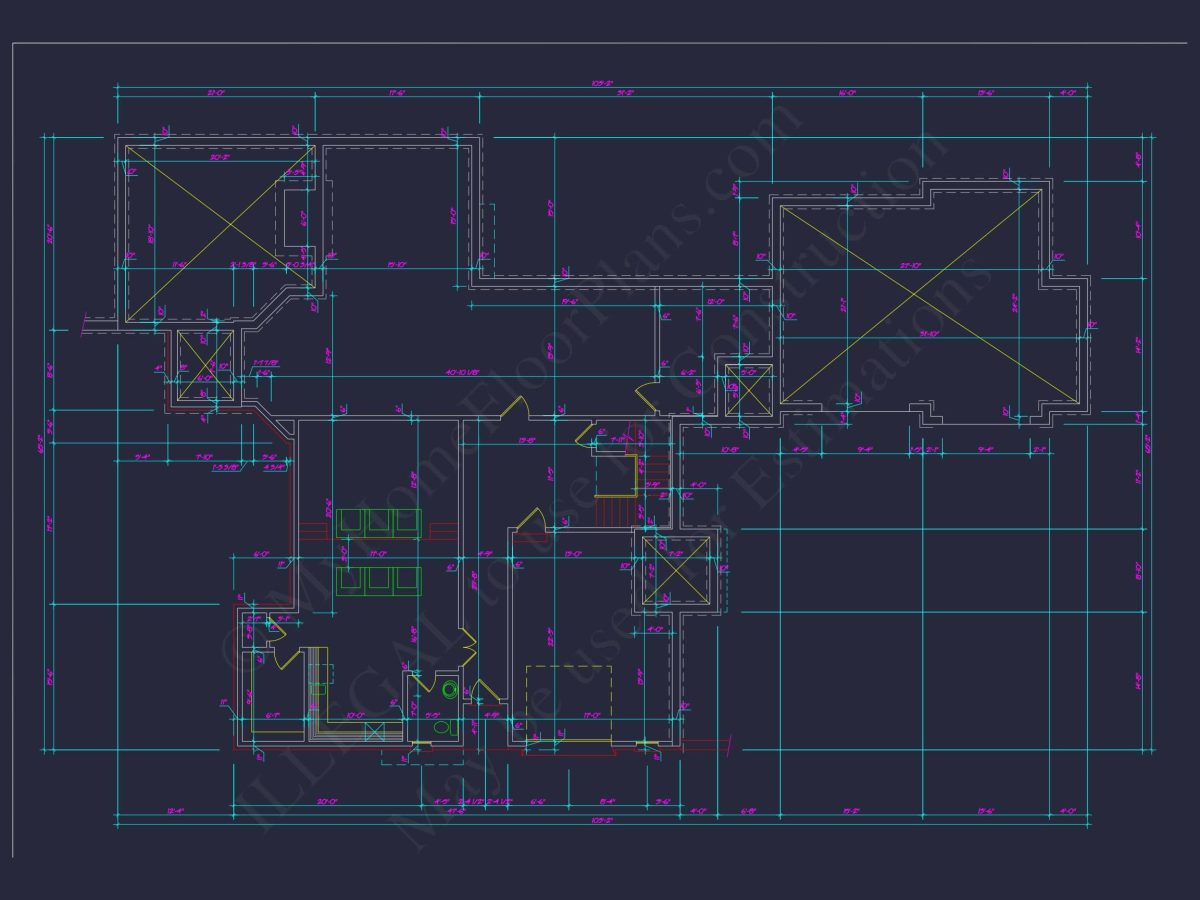 Luxury house Plan with 2 Floors and Stunning Architectural Design