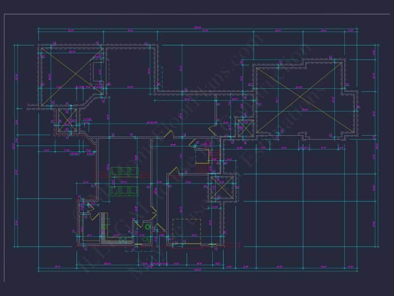 Luxury house Plan with 2 Floors and Stunning Architectural Design