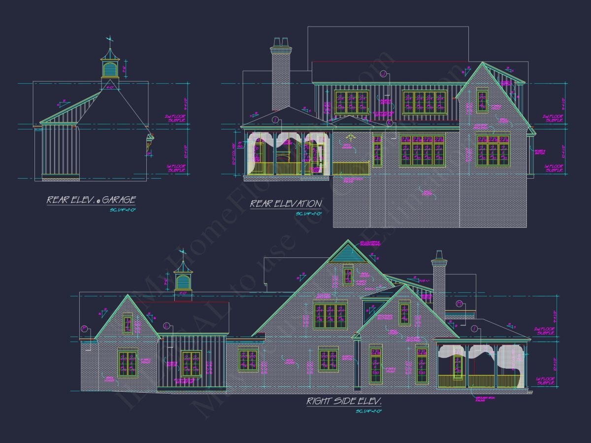 Luxury house Plan with 2 Floors and Stunning Architectural Design