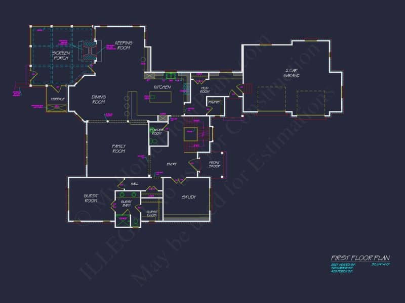 Luxury house Plan with 2 Floors and Stunning Architectural Design