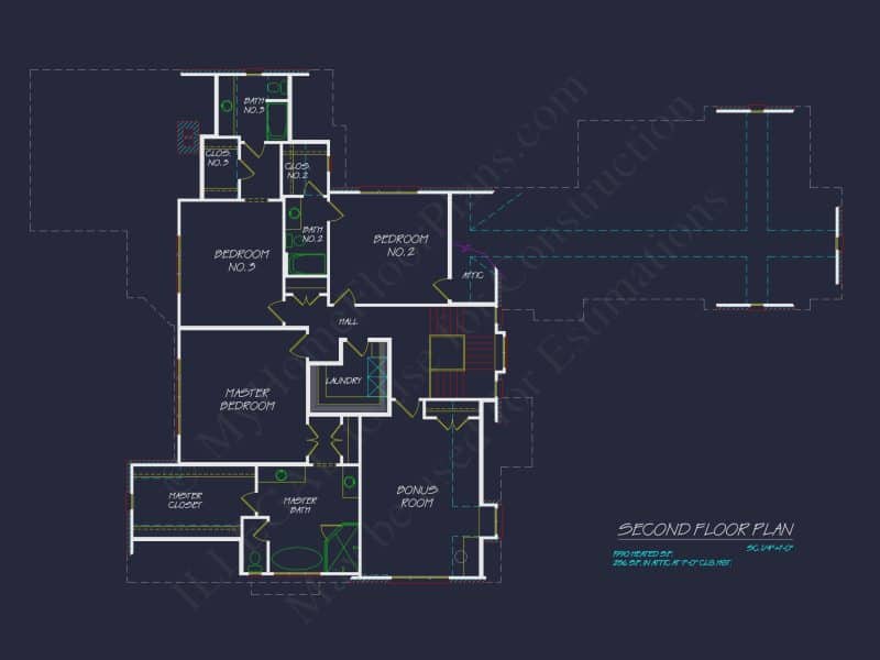 Luxury house Plan with 2 Floors and Stunning Architectural Design