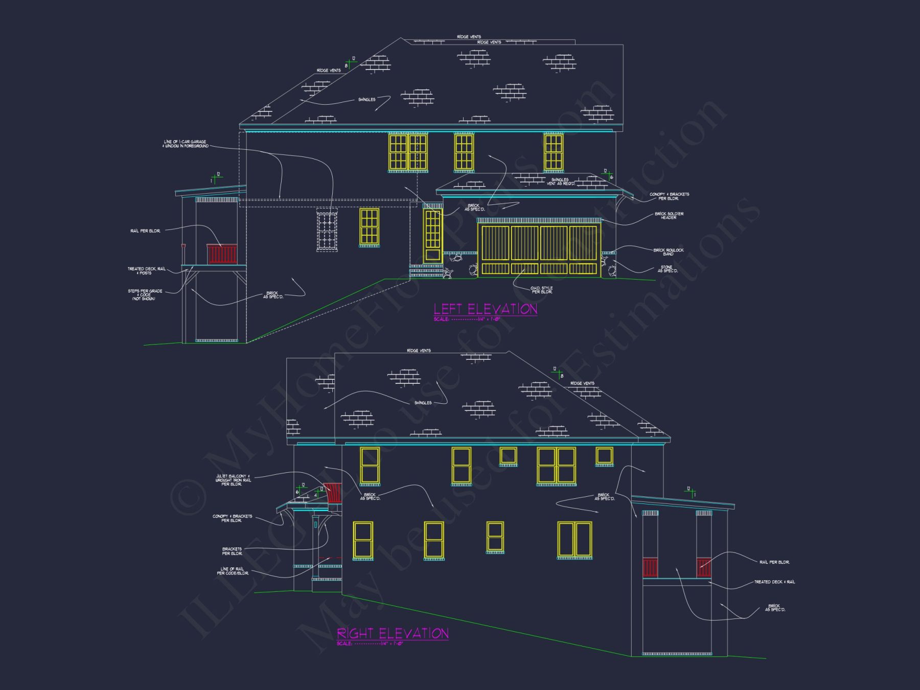 Luxury house Plan with 2-Story Design, CAD & Blueprint Features