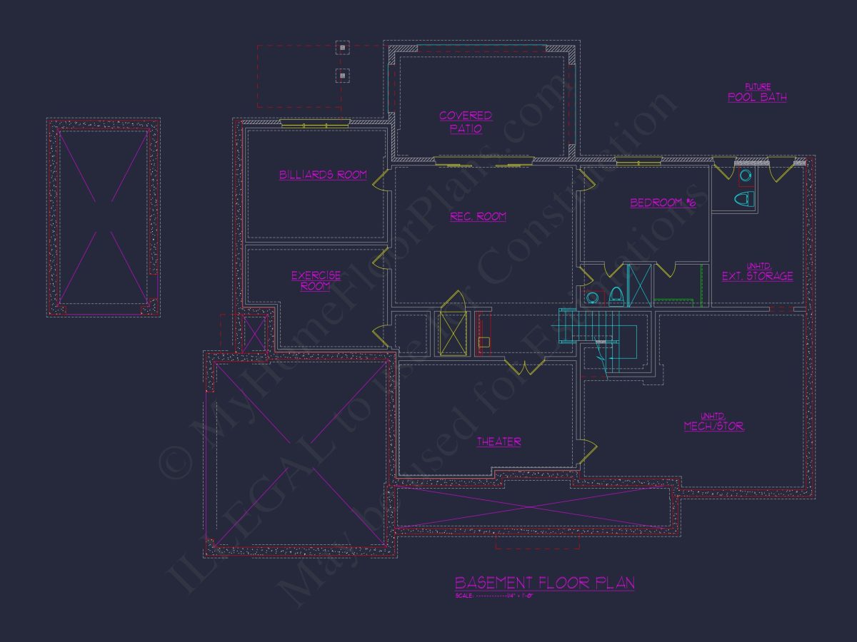 Luxury house Plan with 2-Story Design, CAD & Blueprint Features