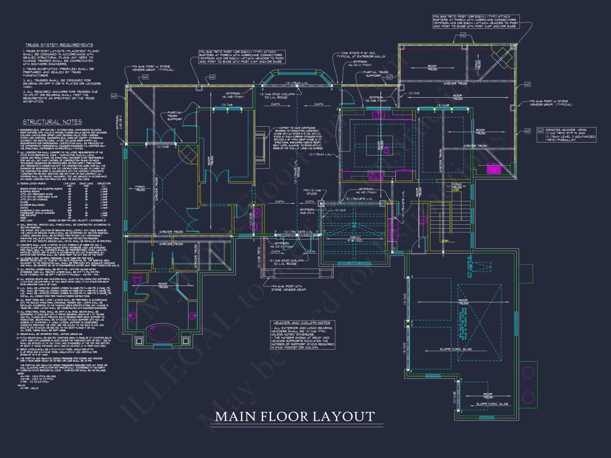 Luxury house Plan with 2-Story Layout, 4 Bedrooms & CAD Designs