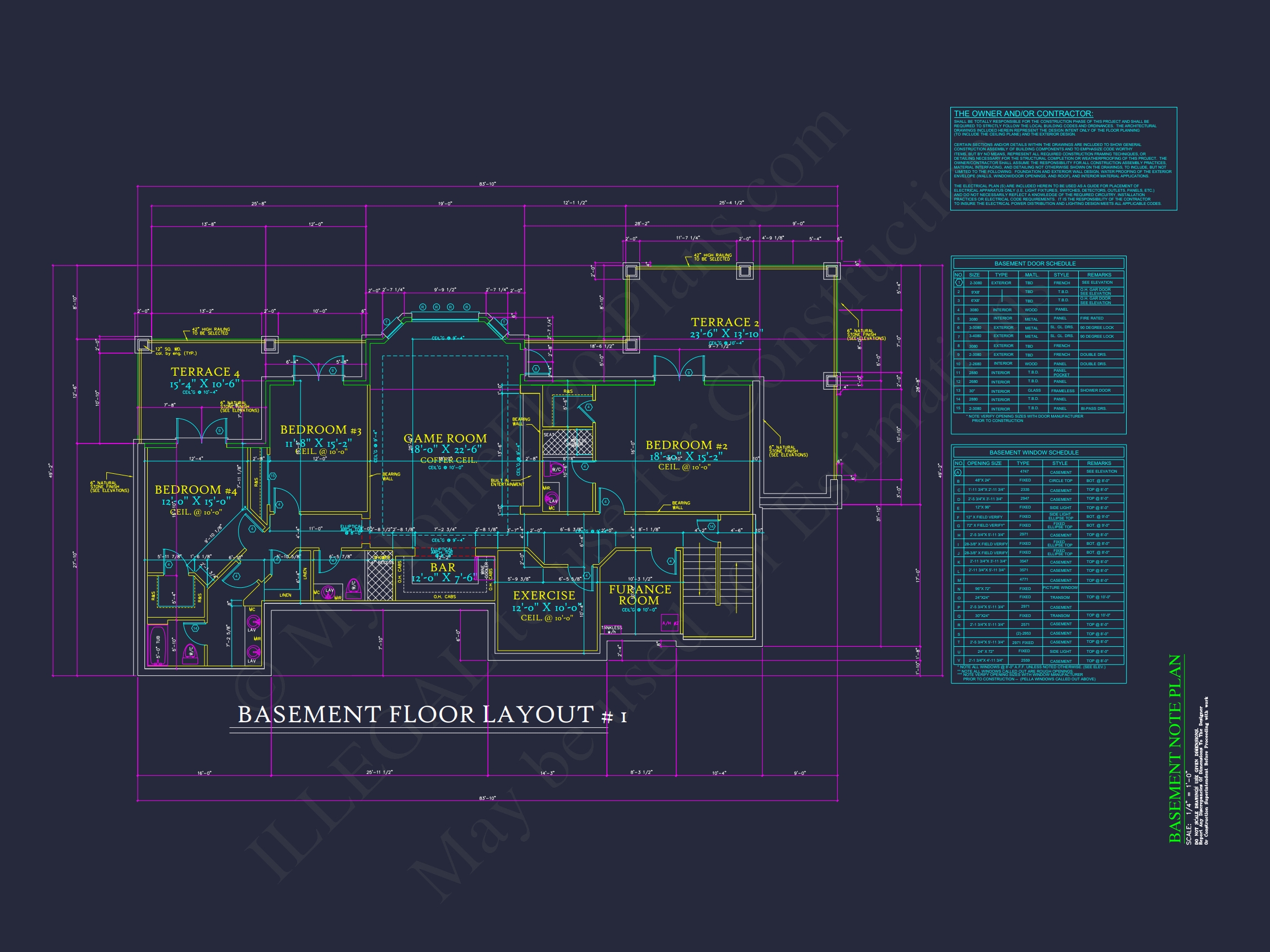 Luxury Home Plan with 2-Story Layout,4 Bedrooms & CAD Designs