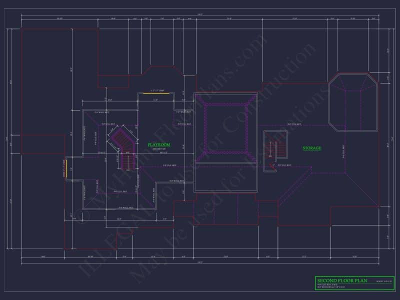 Luxury house Plan with 3-Car Garage