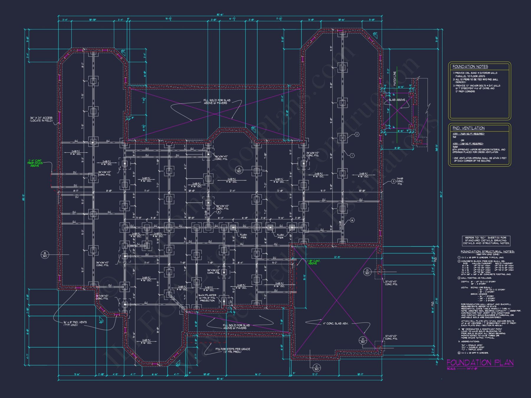 Luxury house Plan with 3 Floors, CAD Blueprint & Designs