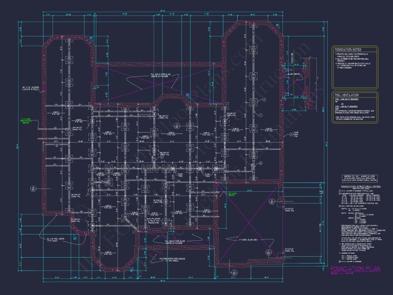 Luxury house Plan with 3 Floors, CAD Blueprint & Designs