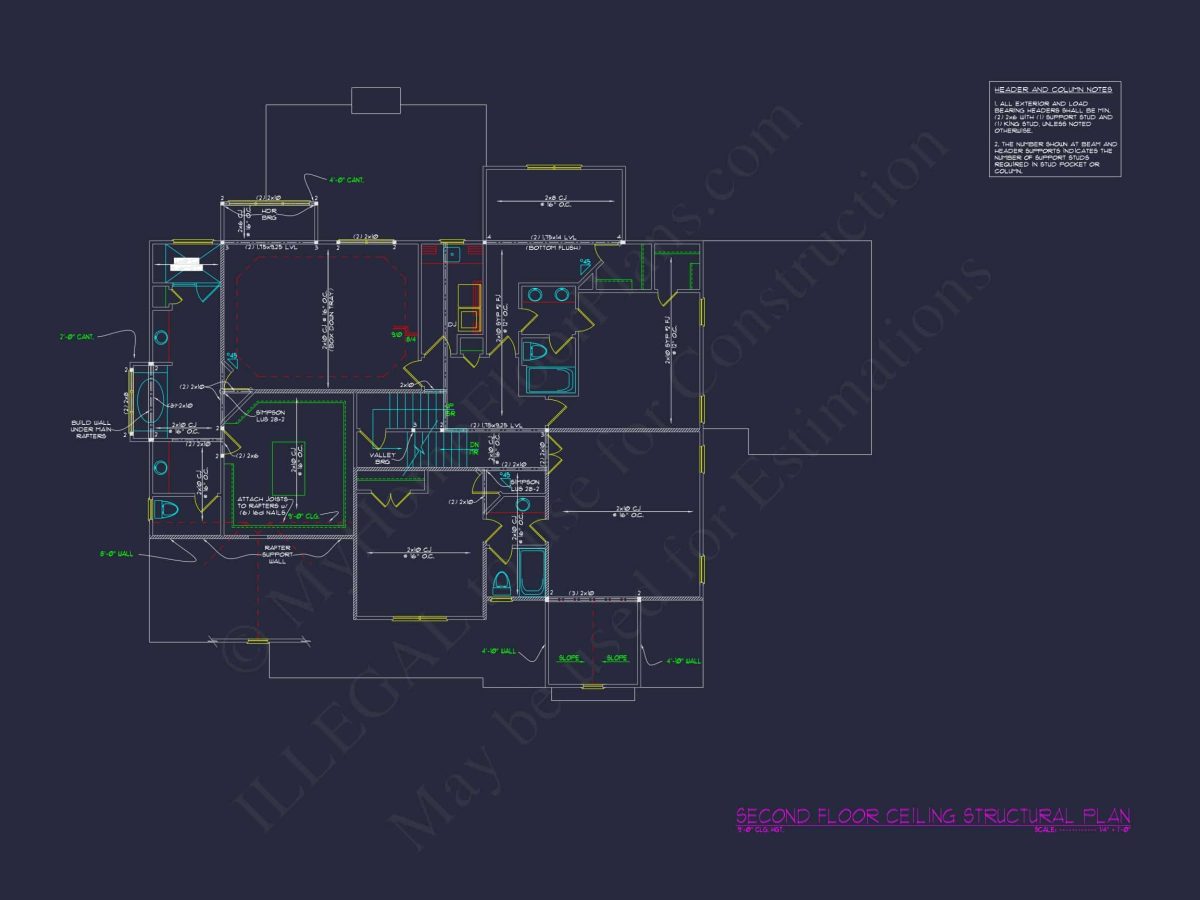 Luxury house Plan with 3 Floors, CAD Blueprints & Modern Design