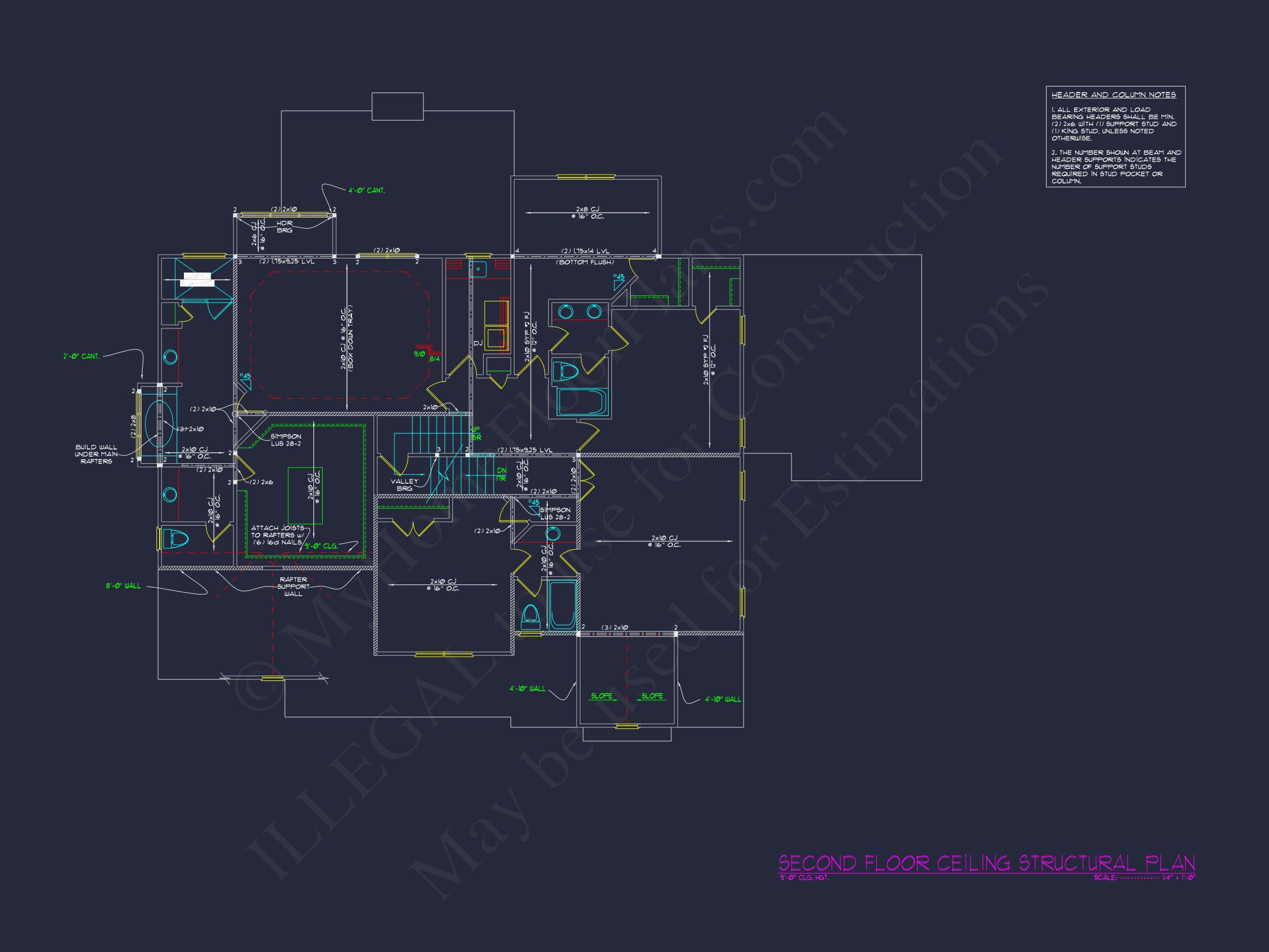 Luxury house Plan with 3 Floors,CAD Blueprints & Modern Design