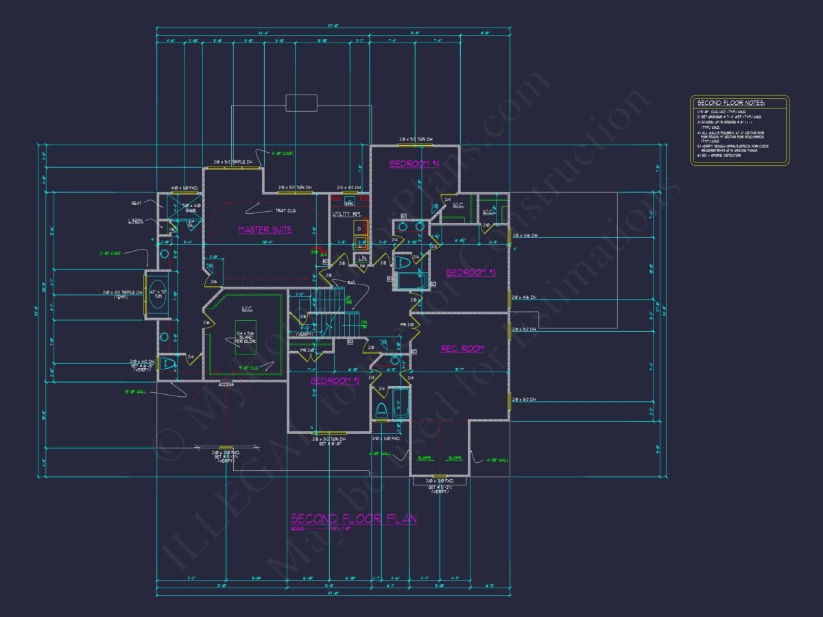 Luxury house Plan with 3 Floors, CAD Blueprints & Modern Design