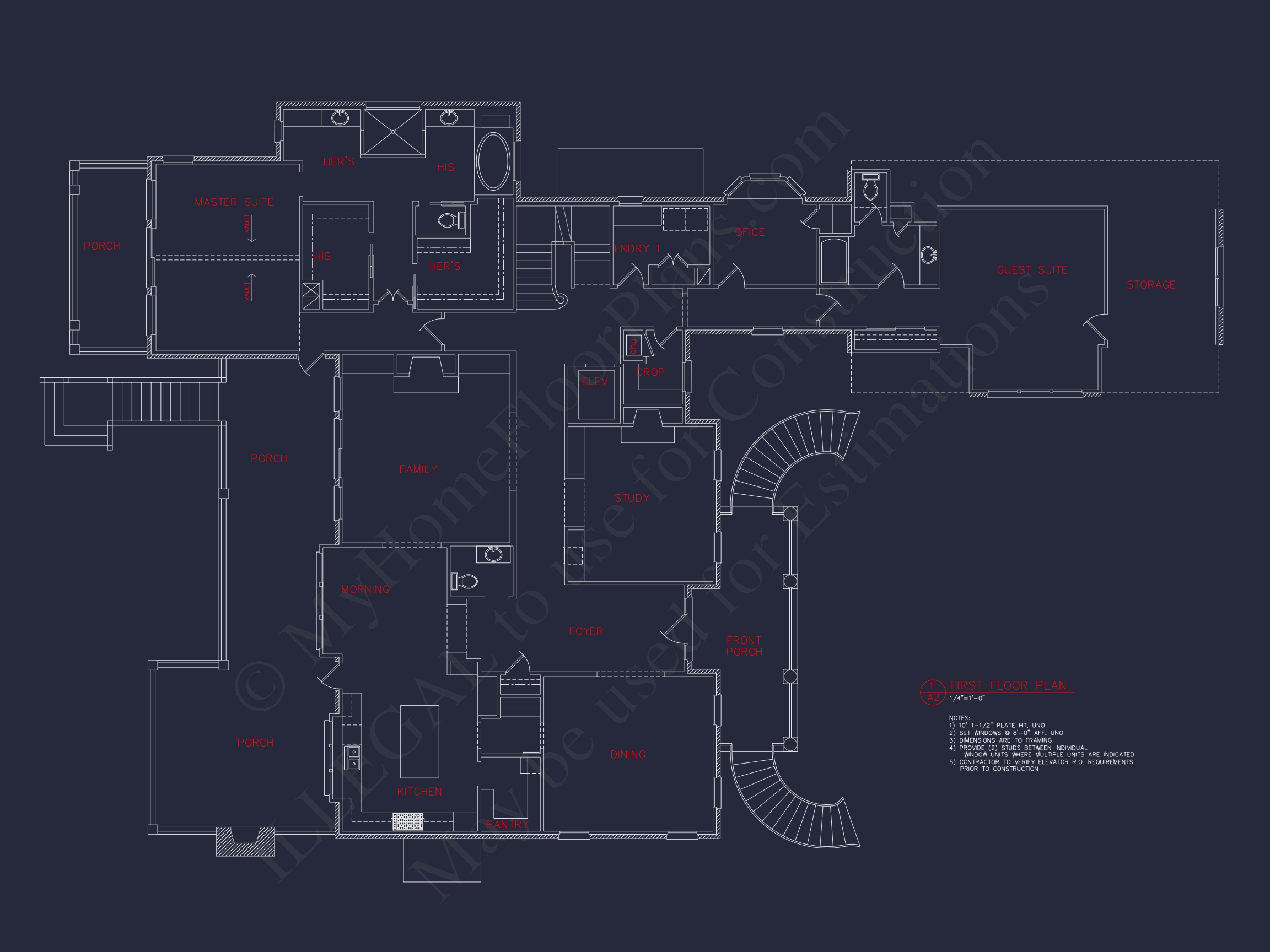 Luxury Home Plan with 3 Floors,CAD Blueprints,and Classic Designs